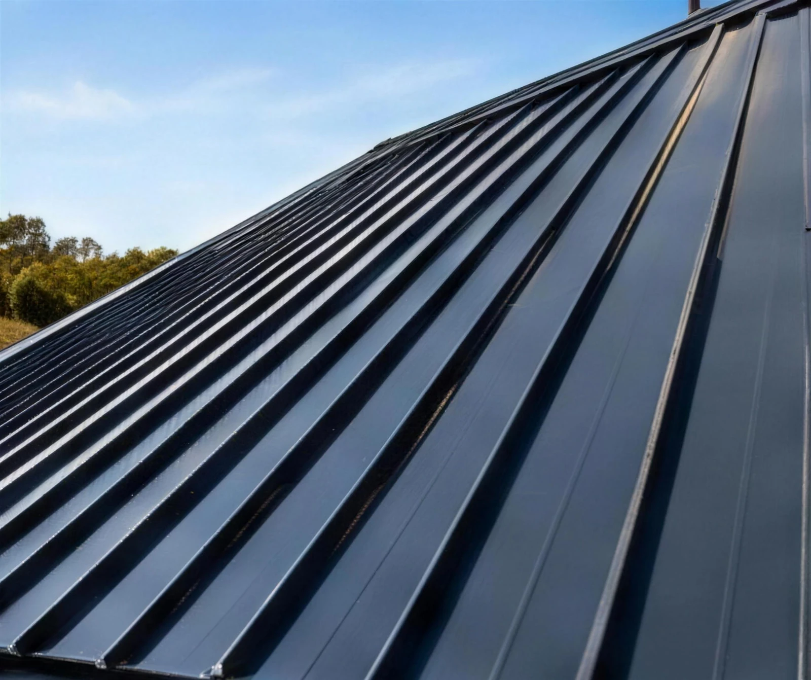 Metal roof detail from the company brochure
